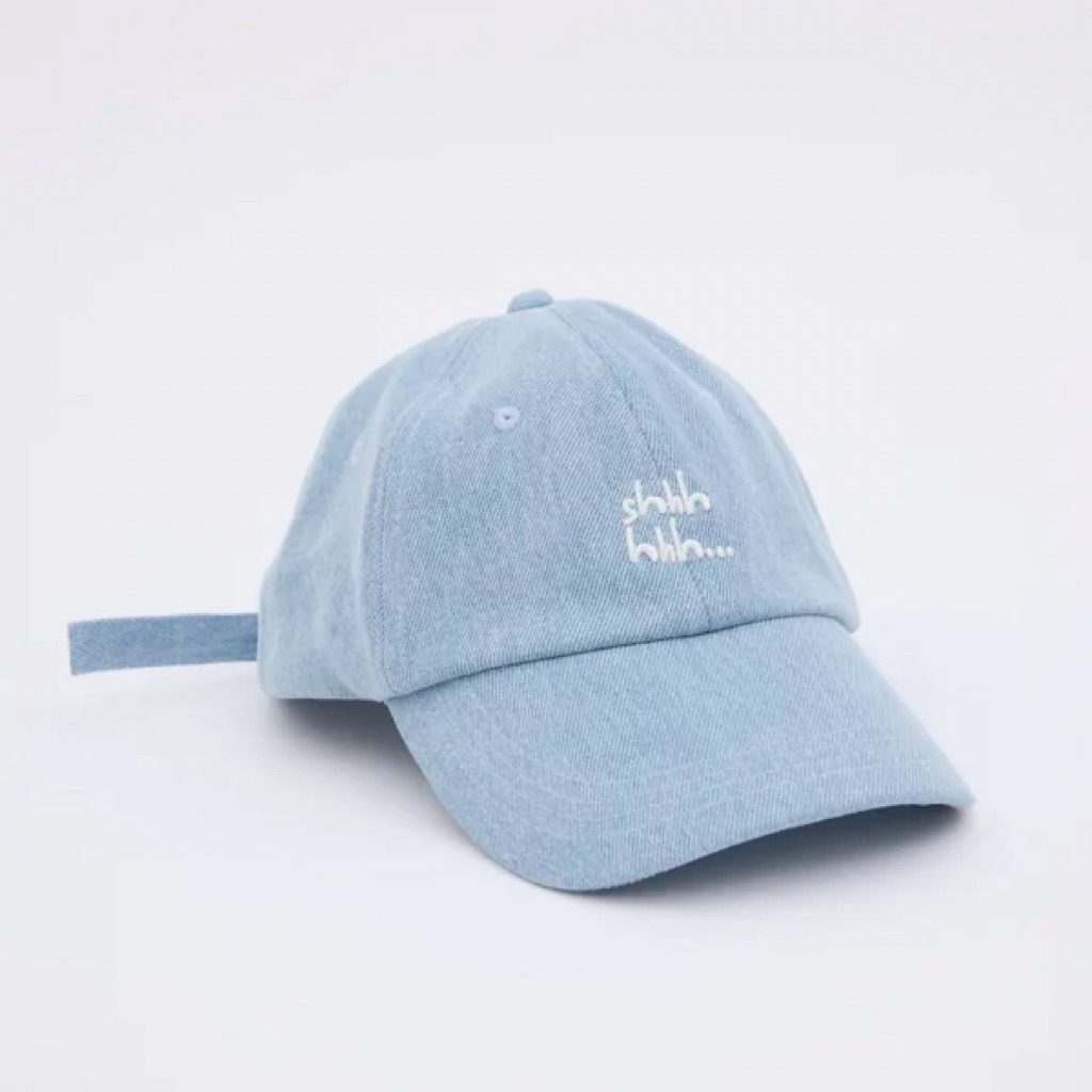 Mũ Keep Silent Shhh Denim OrmKornnaphat