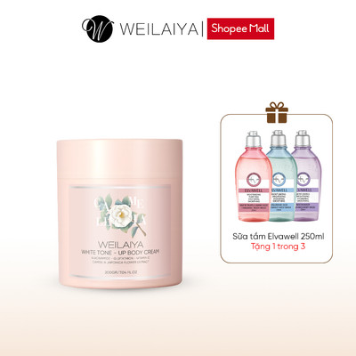 Kem dưỡng thể nâng tông, dưỡng ẩm - WEILAIYA White Tone-up Body Cream