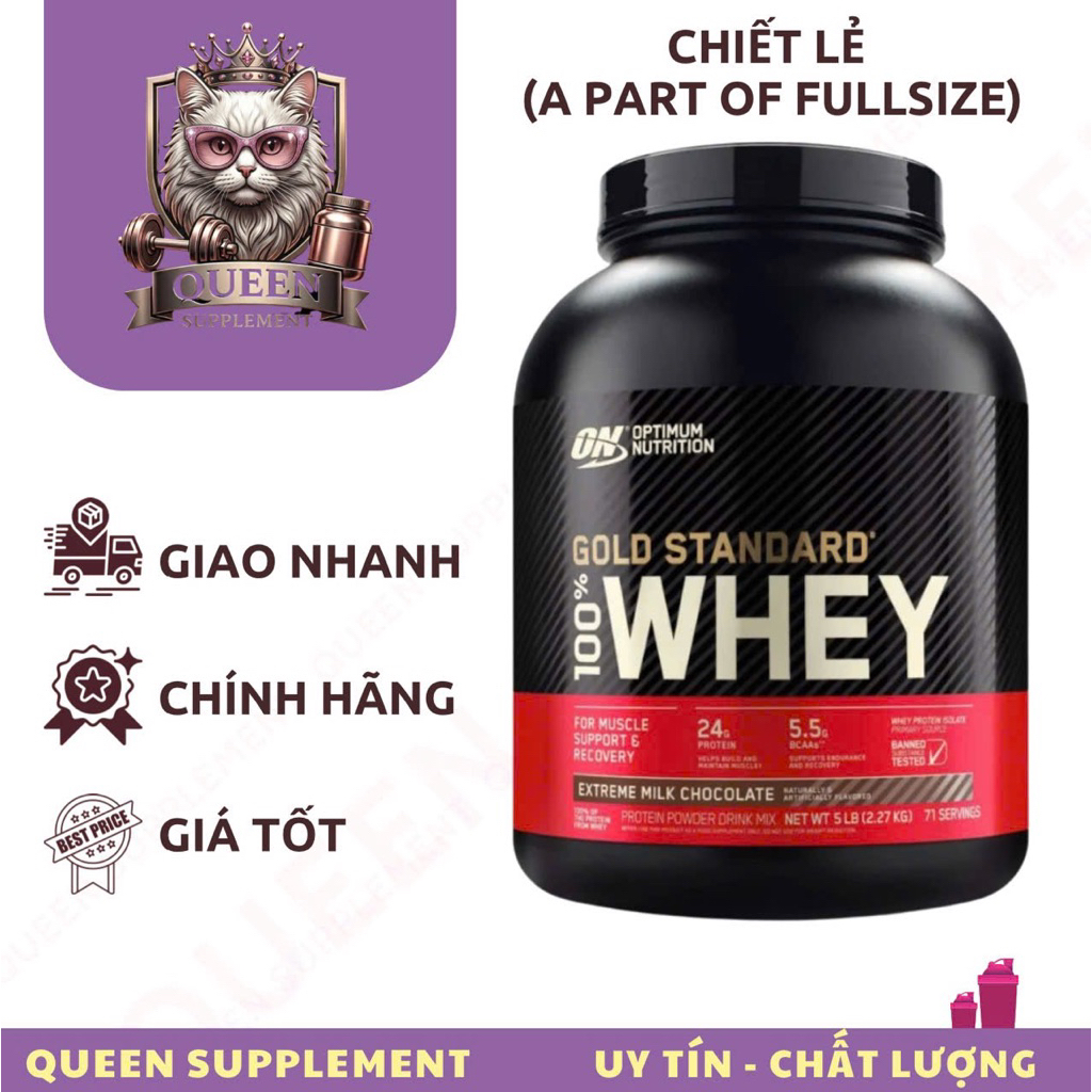 [CHIẾT LẺ] Optimum Nutrition Gold Standard 100% Bột Whey Protein