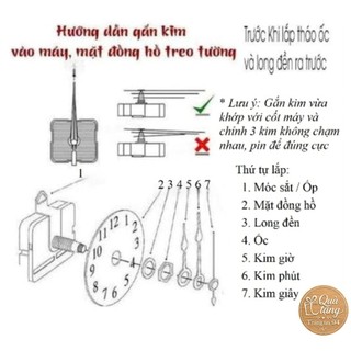 Đồng hồ gỗ lắp ráp - lịch vạn niên