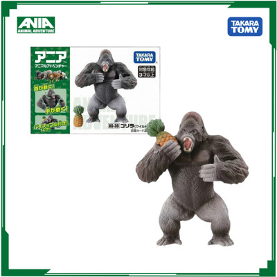 Mô hình Động vật Tinh Tinh ANIA AS-36 Gorilla / Kingkong (Wild ver) Fullbox Chính Hãng Takara Tomy