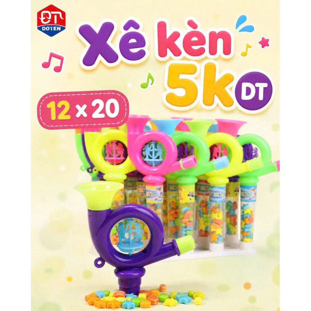 Khay 20 Chiếc Đồ Chơi Các Hình Kèm Kẹo Xê Hấp Dẫn, Đẹp Mắt Hàng 5k