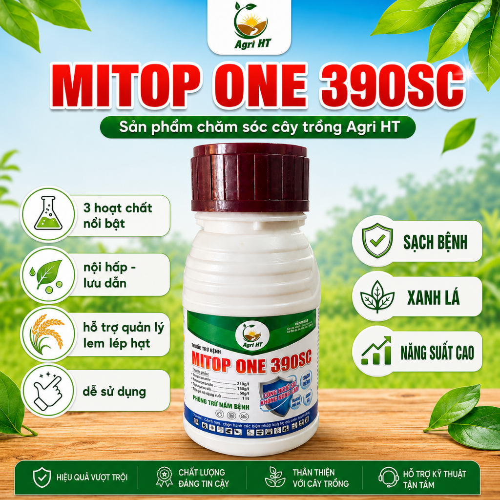 MITOP ONE 390SC 200ml – Bộ 3 Hoạt Chất, Nội Hấp Lưu Dẫn