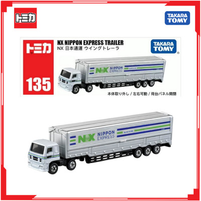 Xe mô hình Long Tomica No.135 Nippon Express Wing Trailer 189404 Fullbox Chính Hãng Takara Tomy - Victoys