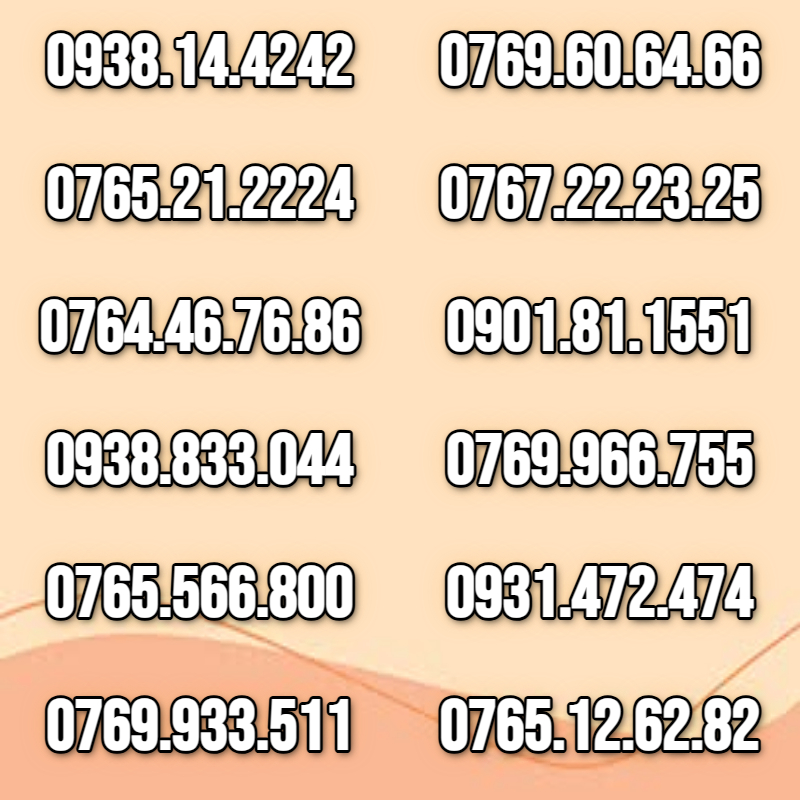 (Sim Kho Mới + Esim) Sim Mobifone số đẹp chọn lọc, khuyến mãi data vĩnh viễn số thịnh vượng phát tài