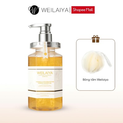 Sữa tắm dưỡng da toàn thân Weilaiya chiết xuất cánh hoa cúc vạn thọ lưu hương lâu phù hợp cho mọi loại da 450ml