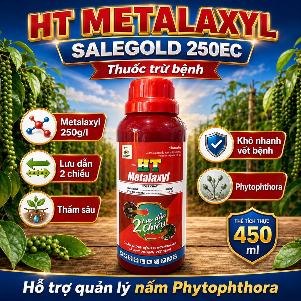 SALEGOLD 250EC HT Metalaxyl Chai 450ml