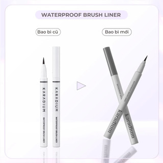Bút Kẻ Mắt Nét Mảnh, Kháng Nước Karadium Waterproof Brush Liner