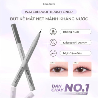 Bút Kẻ Mắt Nét Mảnh, Kháng Nước Karadium Waterproof Brush Liner