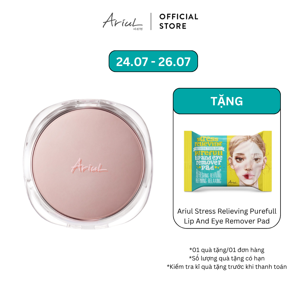 Phấn Nước Che Phủ Mỏng Lì Ariul Ink Feather Cover Lasting Cushion SPF 50+ PA++++ 15g