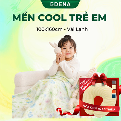 Mền Cool Trẻ Em Baby Size 100 x 160 cm , Mềm Mịn Mát Lạnh Thoáng Khí Cho Trẻ