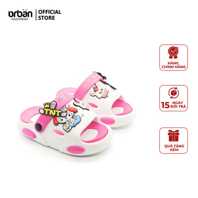 Dép trẻ em quai ngang hình hoạt hình dễ thương, chống trơn trượt êm nhẹ mã BG2703 (mẫu 1)