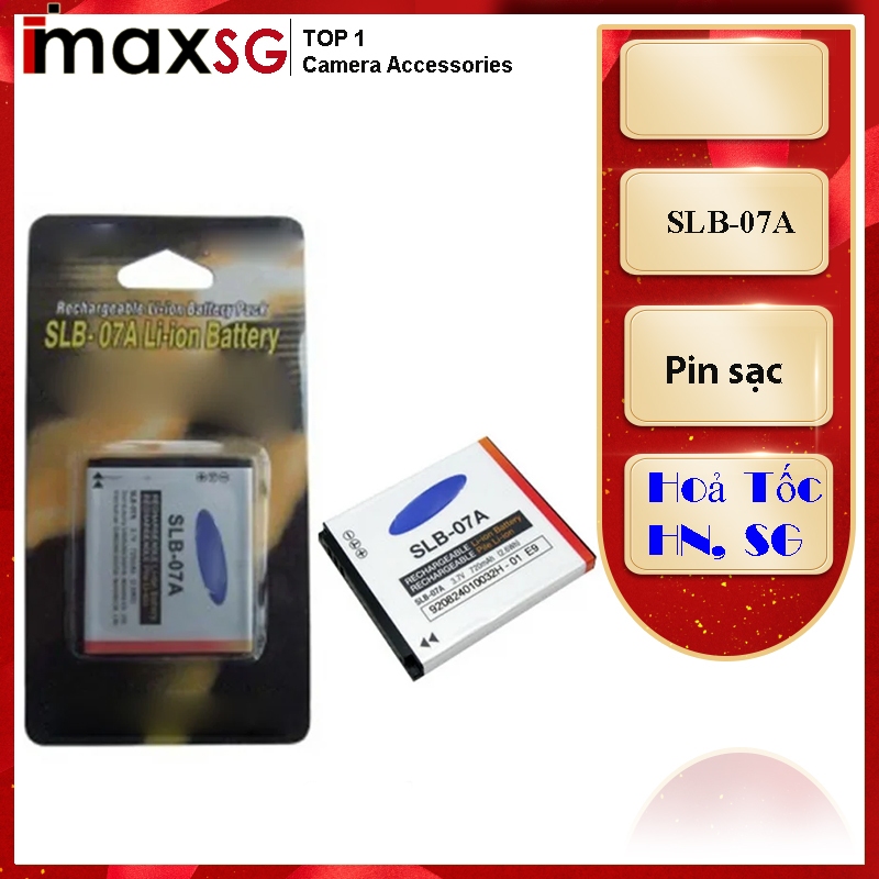 Pin thay thế pin máy ảnh SamSung SLB-07A