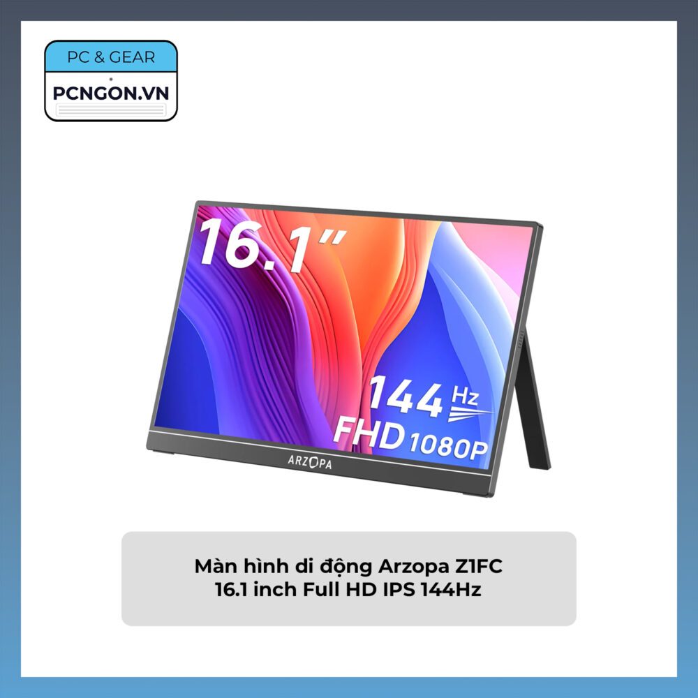 [PCNGON] Màn hình di động Arzopa Z1FC 16.1 inch Full HD IPS 144Hz
