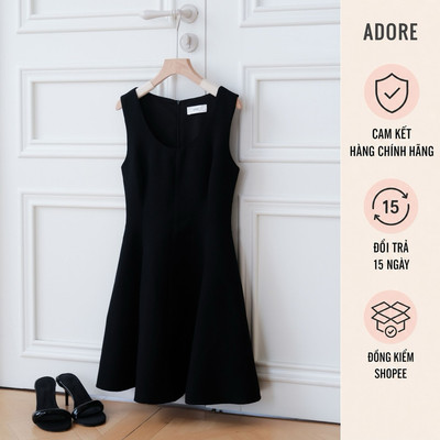 [ ADORE ] Đầm không tay Đen/ Đỏ 611DR1046