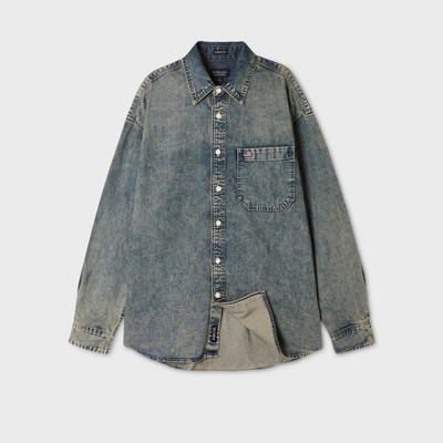 Áo Sơ Mi WHO.A.U USA Overfit Denim Shirts(U)_WHYJGB931U