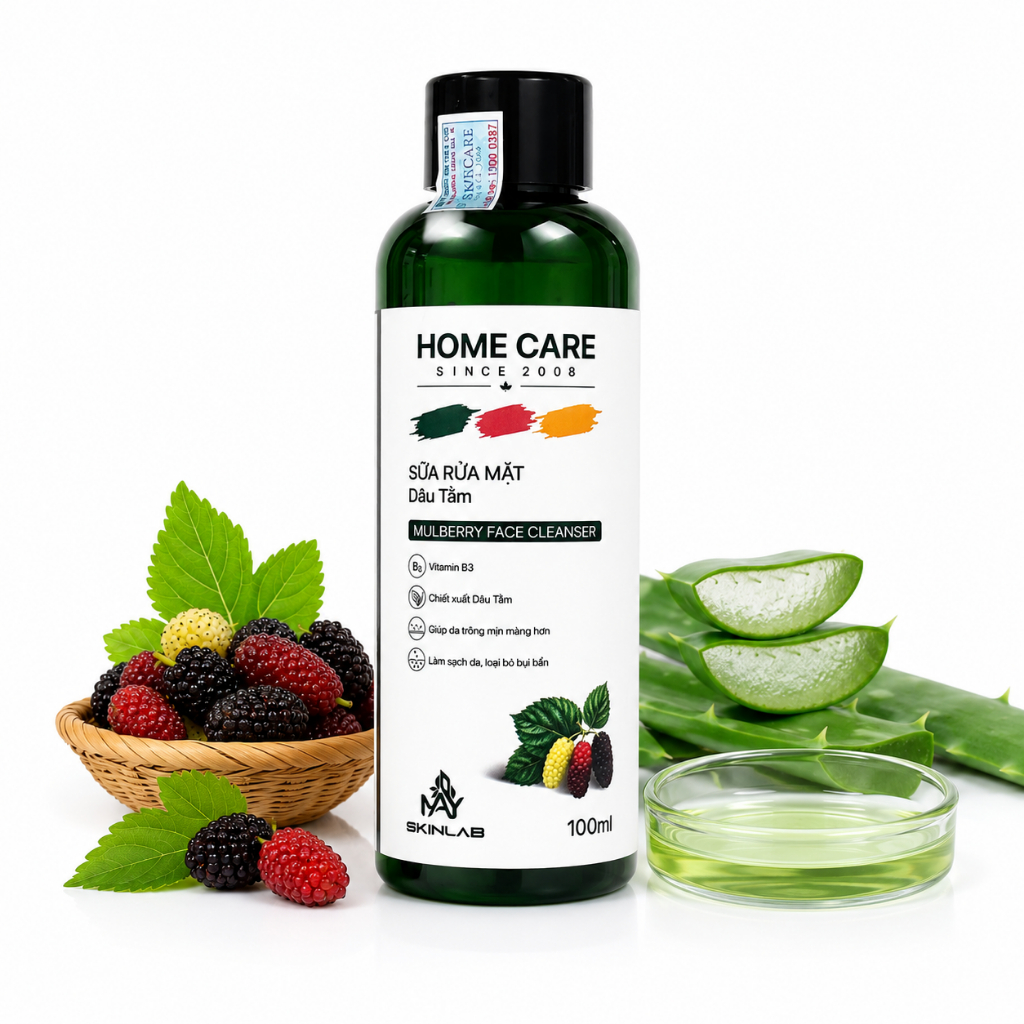 [QUÀ TẶNG KHÔNG BÁN] Sữa Rửa Mặt Dâu Tằm HomeCare 30ml