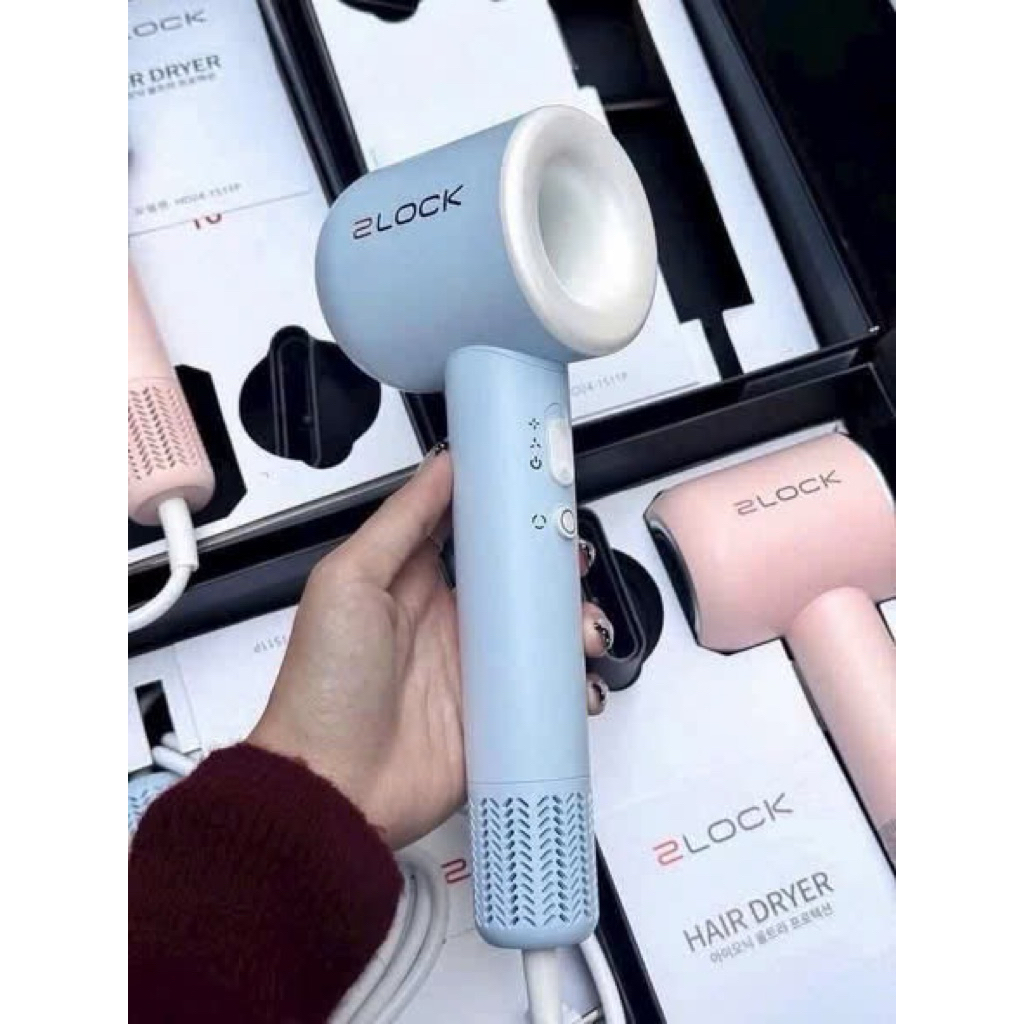 💁‍♀️ Máy Sấy Tóc 2LOCK KOREA – Động Cơ Không Chổi Than Cao Cấp
