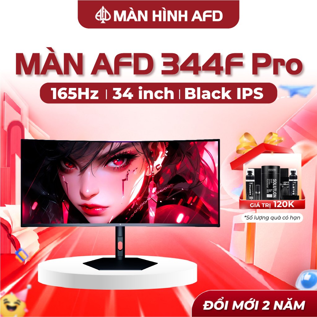 Màn hình AFD 344F Pro 34'' 4K (WQHD) IPS BLACK 165hz 1900R