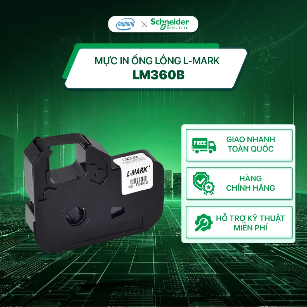 Mực in ống lồng L-Mark LM360B - Chiều dài 100M - Màu Đen - Sử dụng máy in LK360