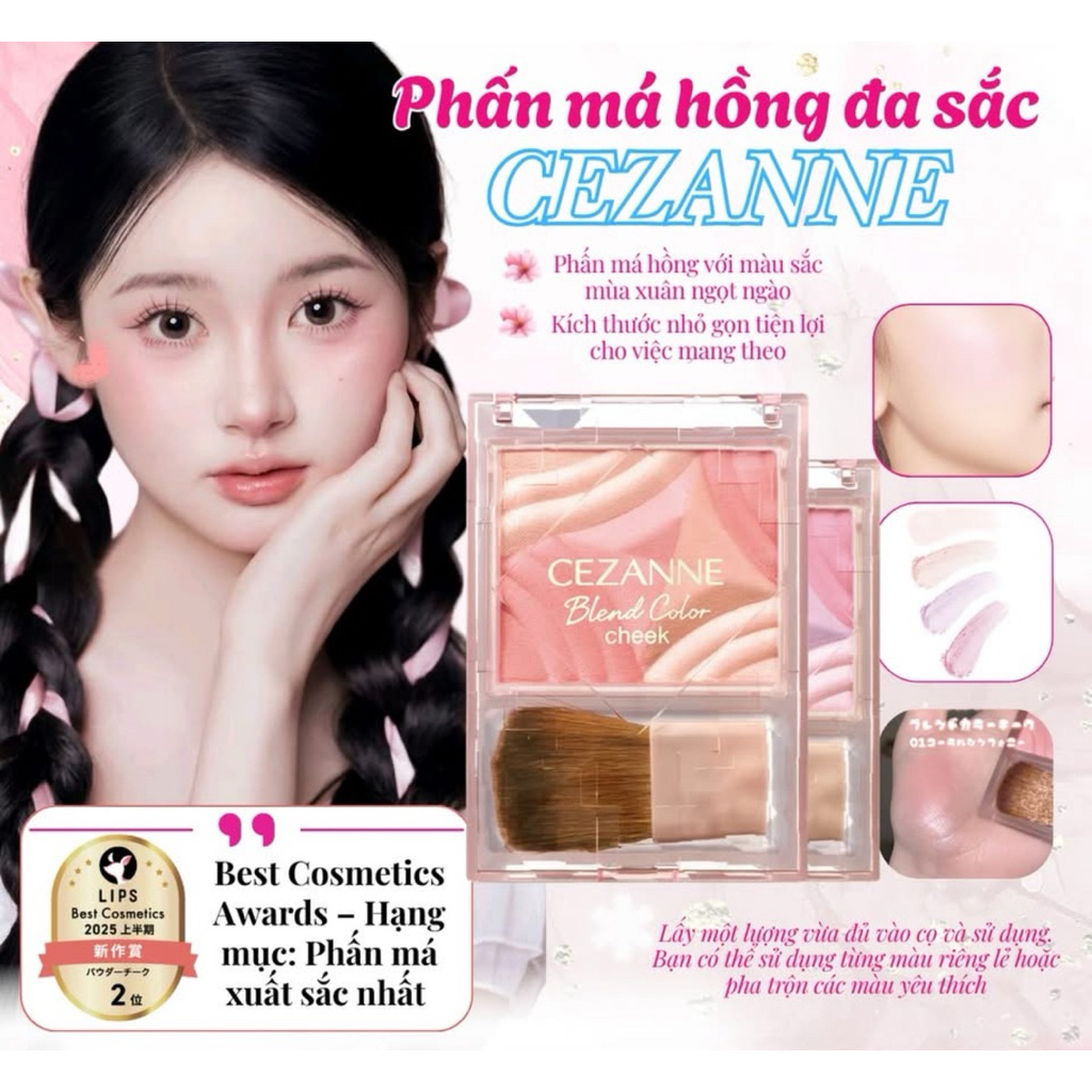 PHẤN MÁ HỒNG CEZANNE BLEND COLOR CHEEK