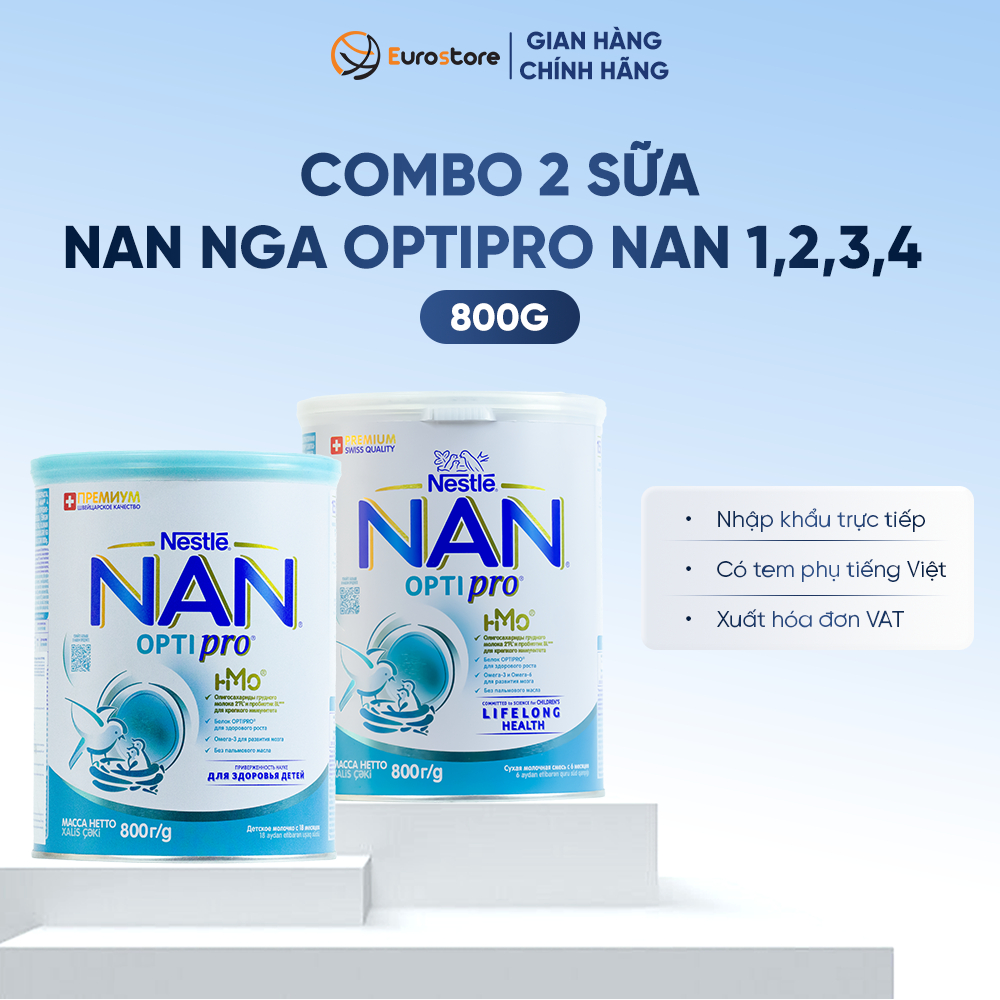 COMBO 2 Sữa Nan Nga HMO Optipro Mamako 800g - Euro Store