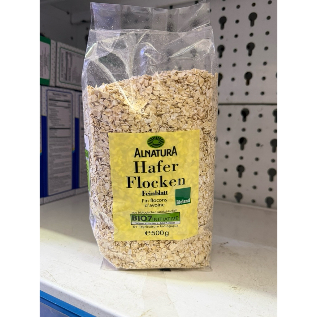 Yến mạch Alnatura Hafer Flocken Feinblatt nhập khẩu từ Đức
