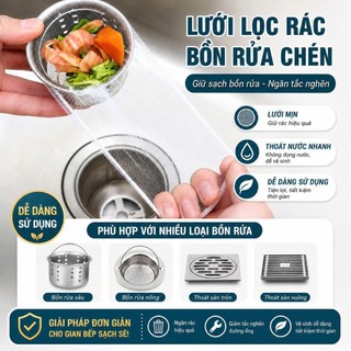 Combo 70 túi lọc rác bồn rửa chén