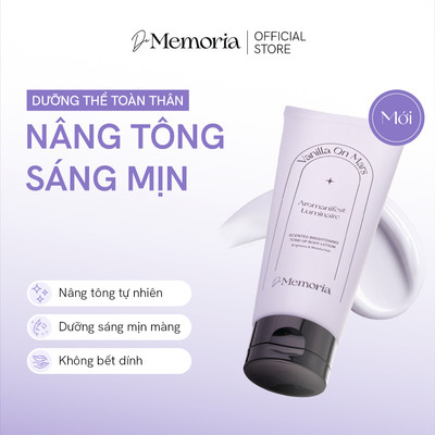 [MỚI] Sữa Dưỡng Thể Nâng Tone Sáng Da Body Hương Nước Hoa De Memoria Ẩm Mịn 200ml - Mùi Hương Nước Hoa Vanilla On Mars