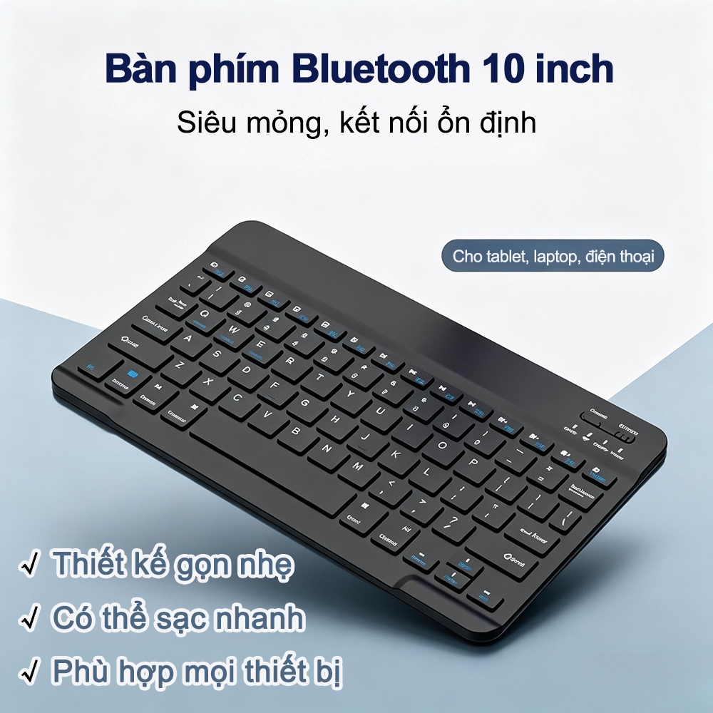 Bộ chuột bàn phím Bluetooth cho iPad Android iOS Máy tính bảng Bàn phím không…
