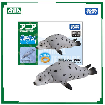 Mô hình động vật Hải cẩu ANIA AS-22 Spotted Seal (có thể nổi trên nước) Fullbox Chính hãng TakaraTomy