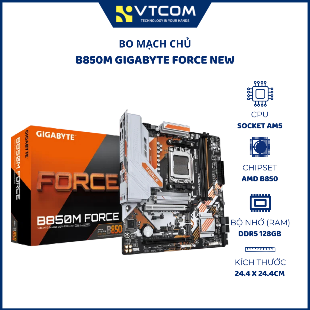 MAIN B850M GIGABYTE FORCE D5 NEW