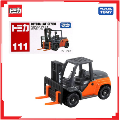 Mô hình Xe nâng Tomica No.111 Toyota L&F Geneo Fullbox Chính hãng Takara Tomy