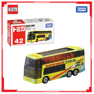 Xe mô hình Tomica No.42 Hato Bus 859420 Fullbox Chính Hãng Takara Tomy - Victoys