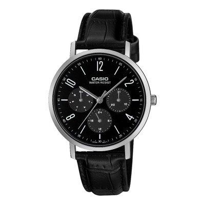Đồng Hồ Nam Dây Da Chính Hãng Casio MTP-VT06L-1BDF