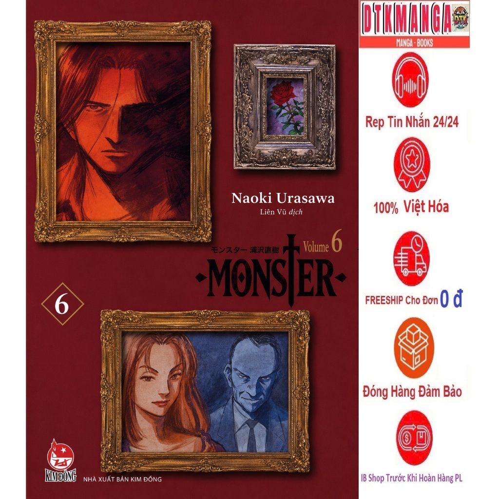 Truyện Tranh - MONSTER Deluxe Edition Lẻ Tập 1 2 3 4 5 6 - Nxb Kim Đồng