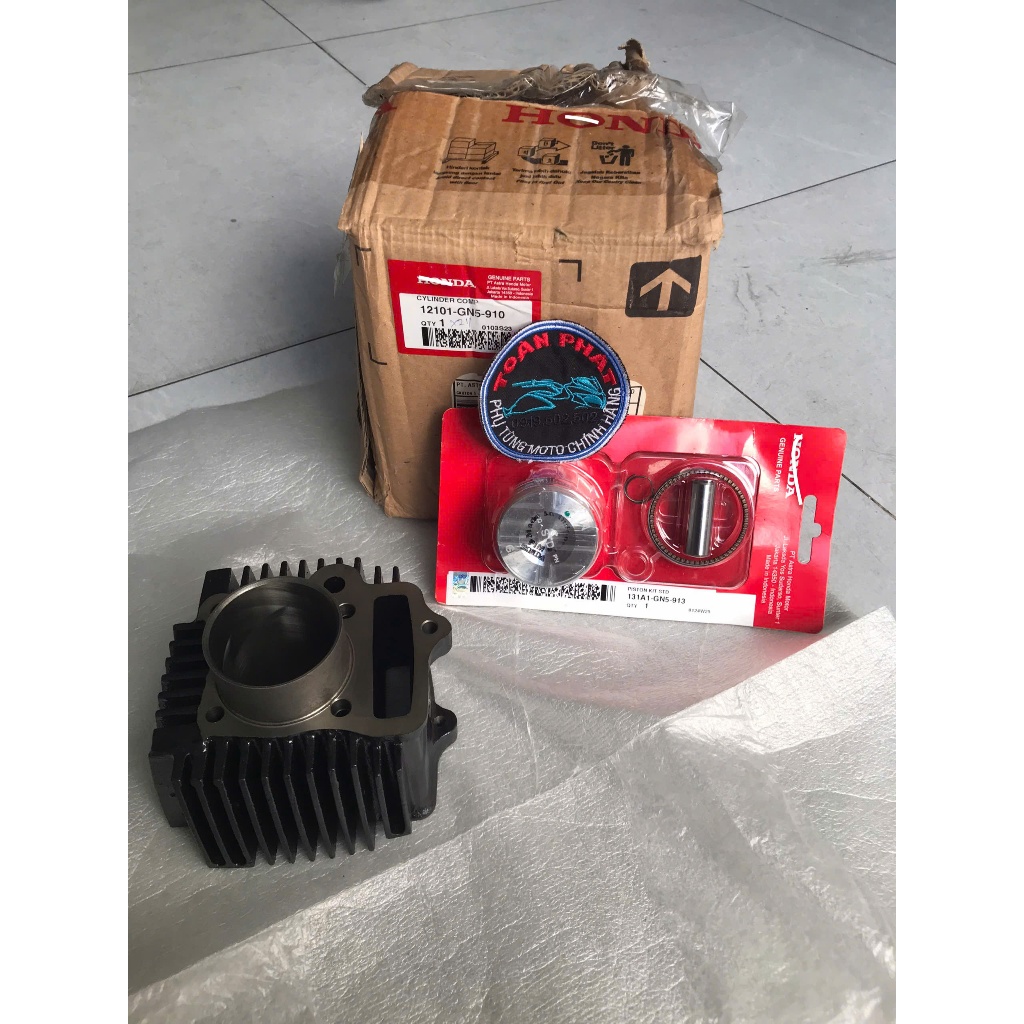 BỘ LÒNG DREAM PISTON STD - LÒNG DREAM STD - PISTON STD - 12101GN5910 - 131A1-GN5-913 - CHÍNH HÃNG IN