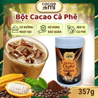Thức uống socola vị cafe bột cacao cà phê pha sẵn làm trà sữa làm bánh cacaomi 60g/357g