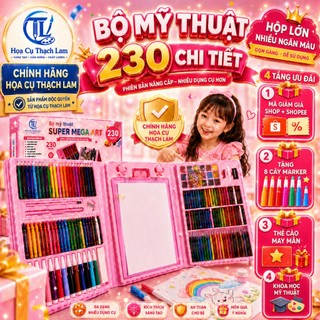 [Cào là có quà] Bộ Bút Màu Size Lớn 150-230 Món Kèm Bảng Vẽ Cho Bé Thỏa Sức Sáng Tạo phát triển bé