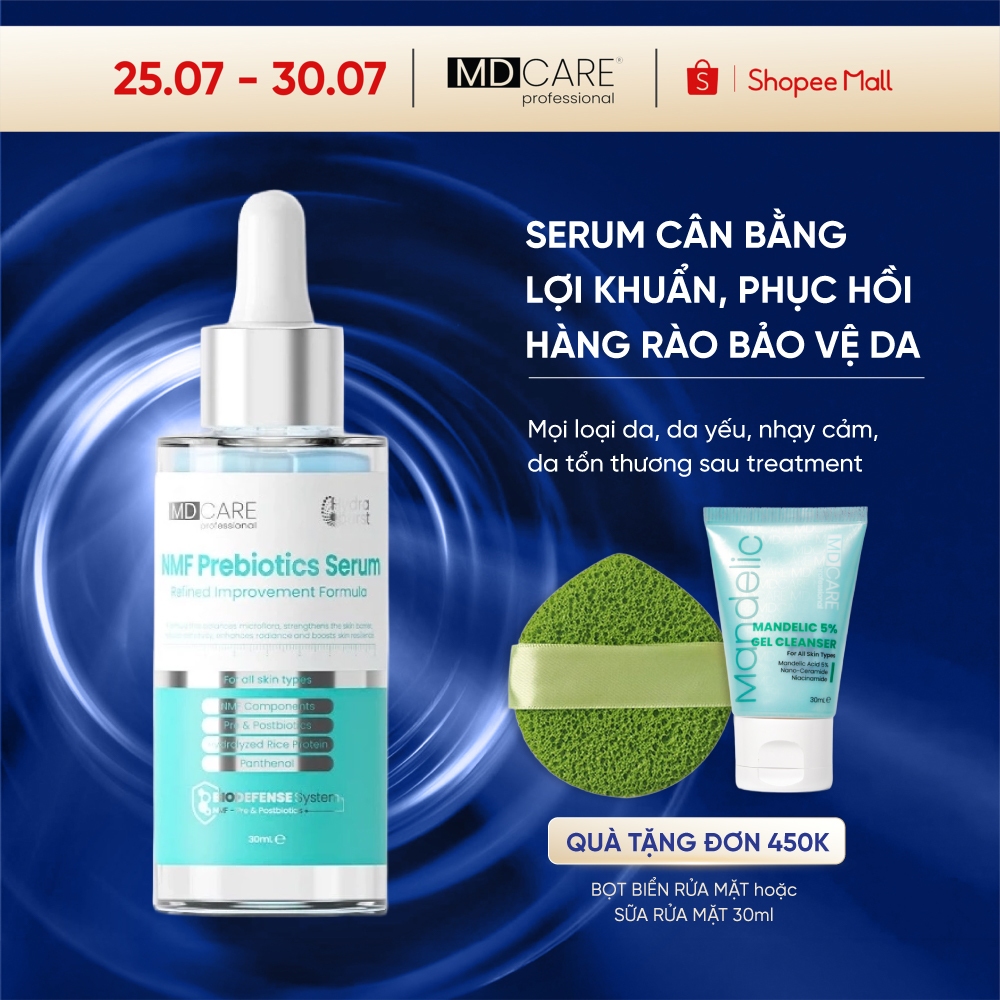 Serum phục hồi bảo vệ da MD CARE NMF Prebiotics Serum – Refined Improvement Formula