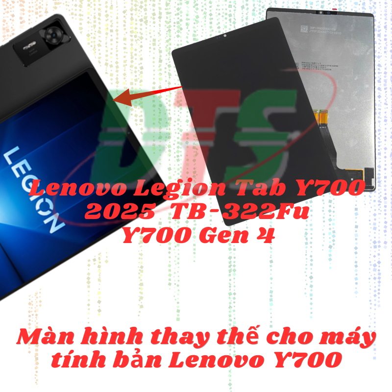 Màn hình thay cho Máy tính bản Lenovo Y700 Gen 4| Gen 3 | Gen 2