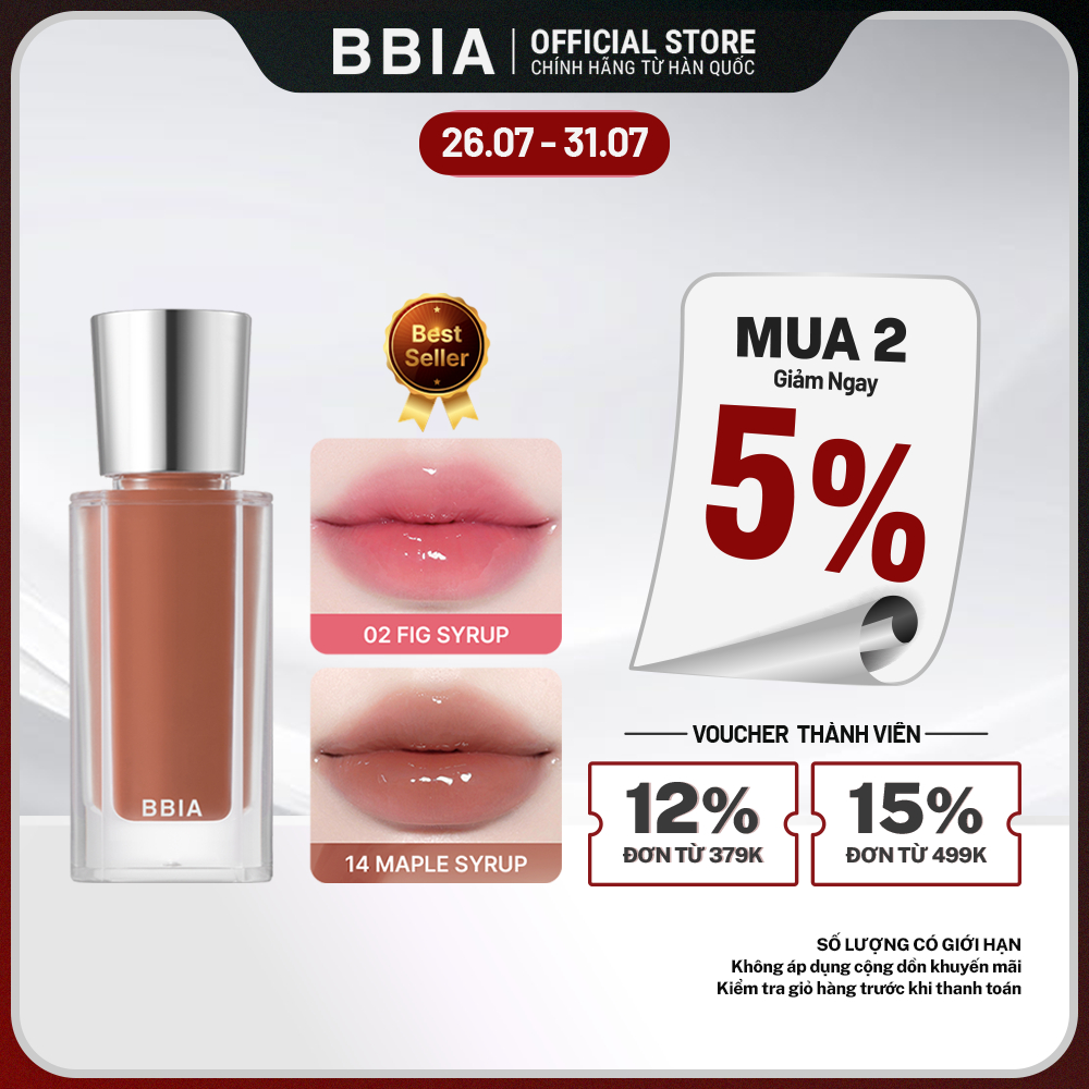 Son bóng mượt mà BBIA Over Glaze 4.5g