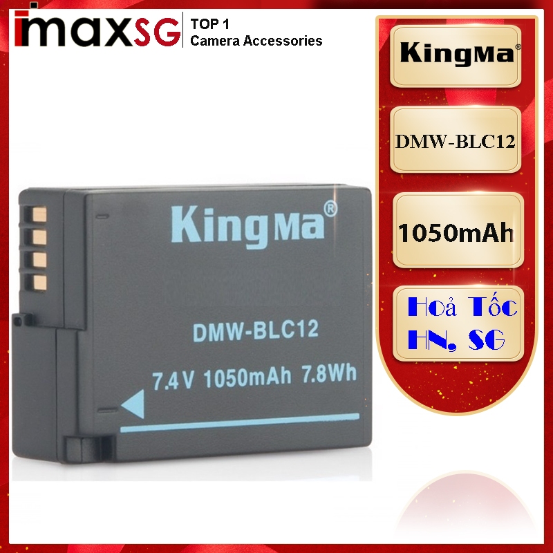 Pin sạc đôi Kingma Ver 3 cho máy ảnh DMW-BLC12