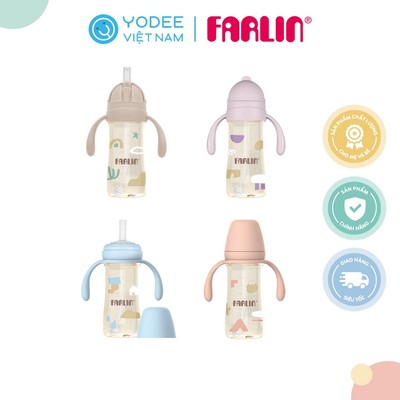 Farlin Bình nước PPSU 360 độ tập bé uống nước 270ml