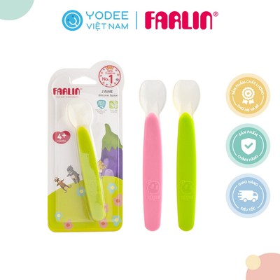 Farlin Muỗng silicone mềm mại cho bé tập ăn dặm