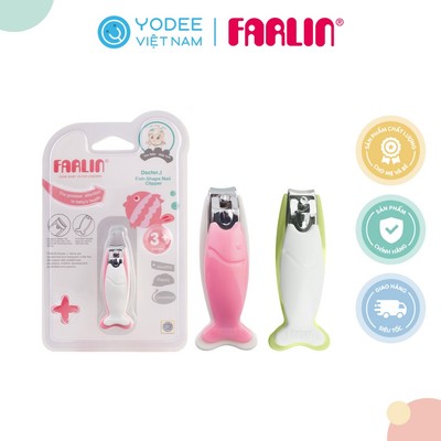 Farlin Dụng cụ cắt móng chất liệu thép không gỉ, an toàn cho bé từ sơ sinh