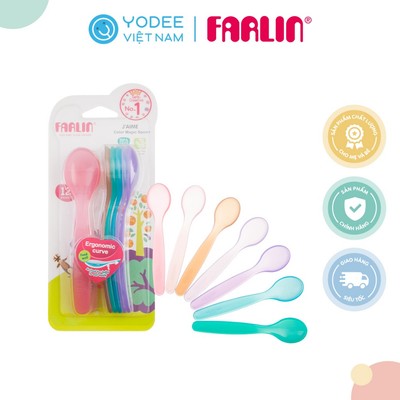 Farlin Bộ 7 muỗng ăn sắc màu cho bé tập ăn dặm