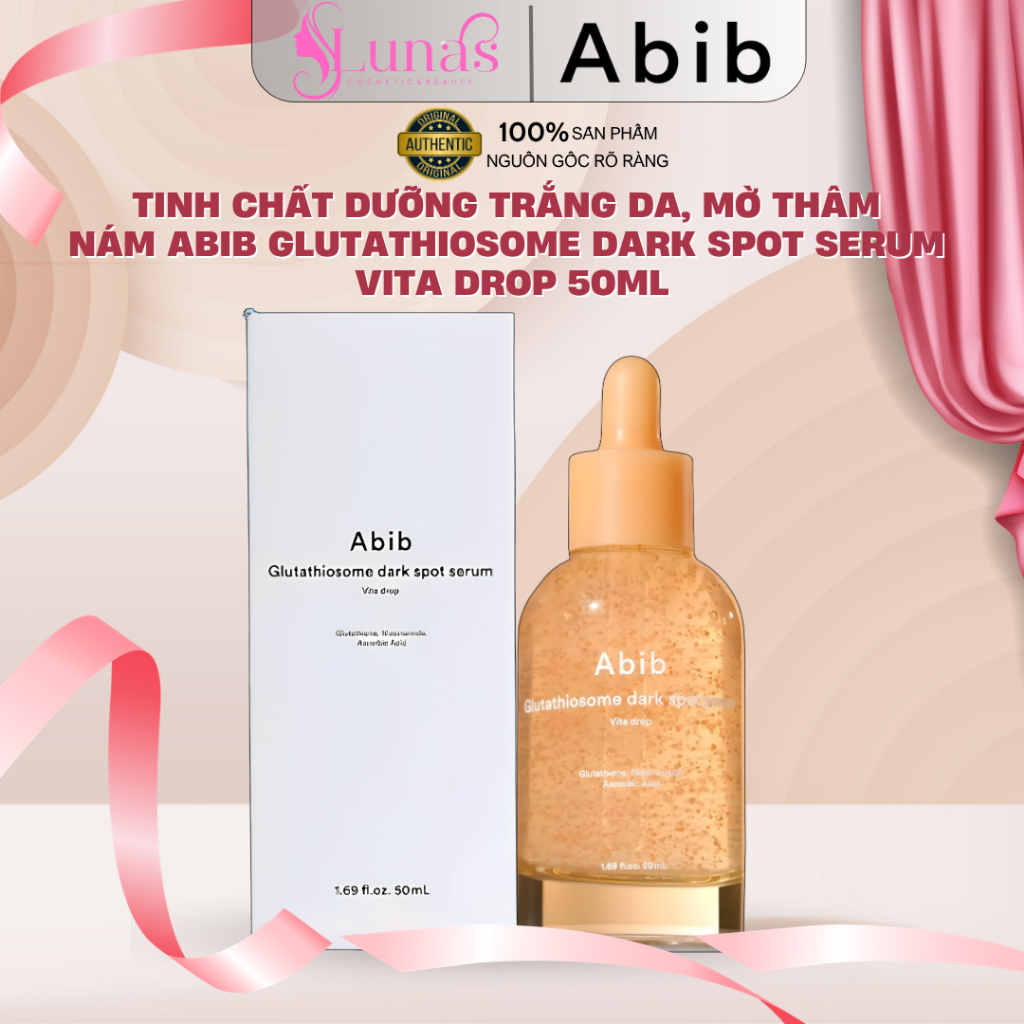 Tinh Chất Dưỡng Trắng Da, Mờ Thâm Nám Abib Glutathiosome Dark Spot Serum Vita Drop 50ml Hàn Quốc