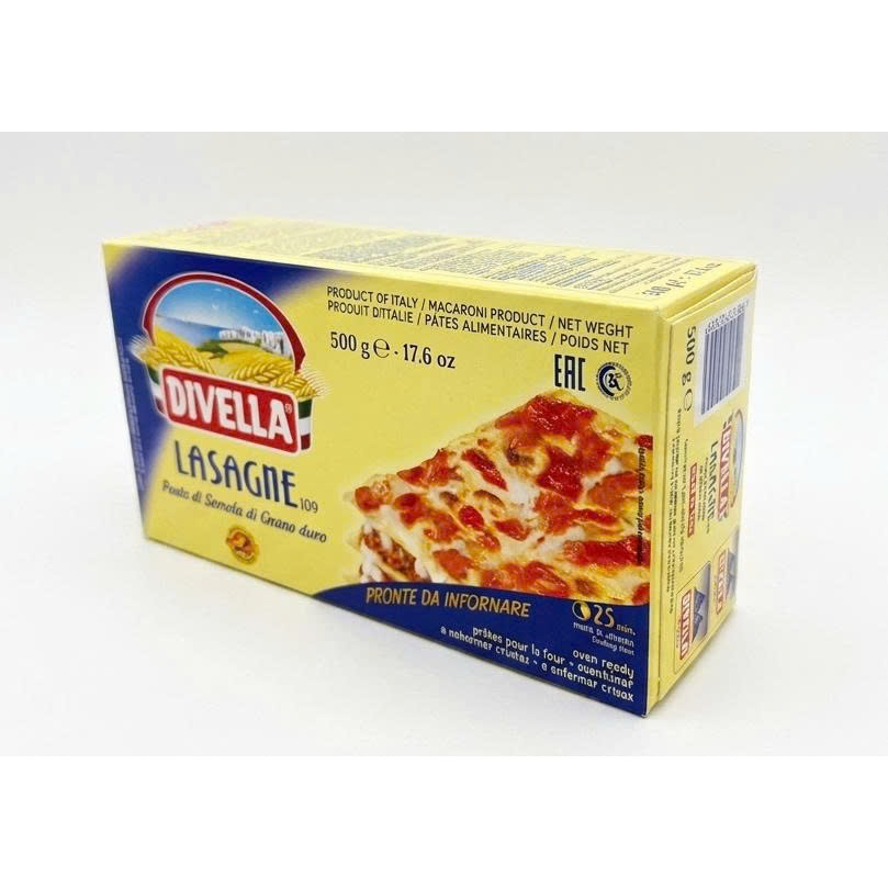 Mì Lá Lasagne 109 Divella 500Gram Italia