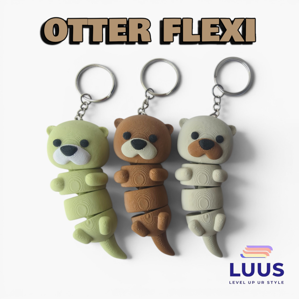 LUUS - Móc Khóa Flexi Bear in 3D